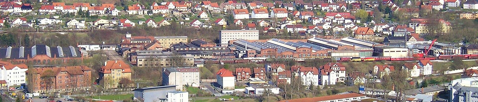 Eisenbahnhallen in Meiningen abgebrannt